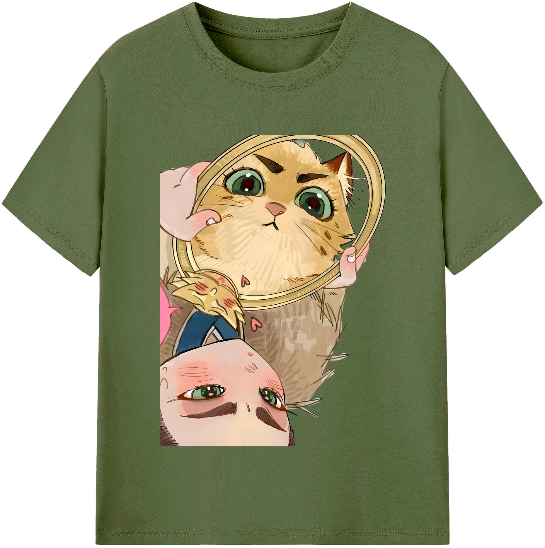 （画像用） Ne Zha 2 ナタ 魔童の大暴れ 綿100％半袖Tシャツ（フロントプリント）